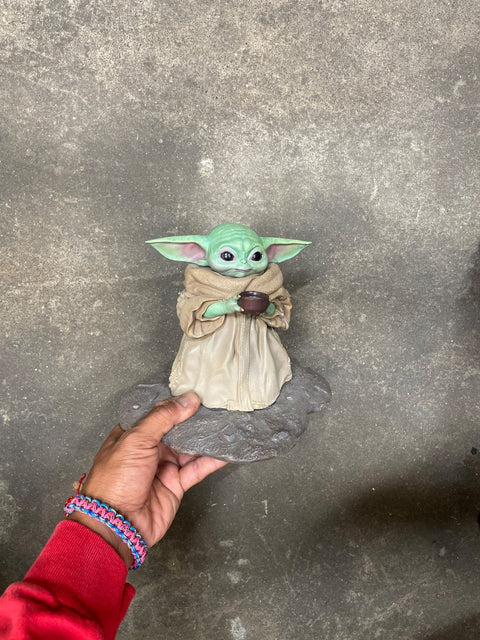 Yoda Sipping Soup Statue