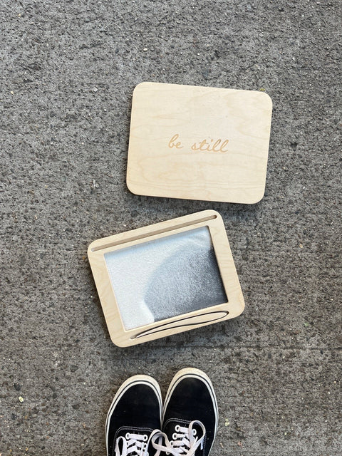 Zen "Be Still" Sand Tray