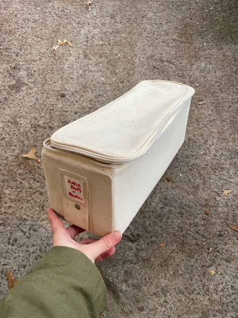 Zippered Fabric Storage Box
