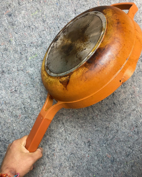 Our Place Orange Pan & Lid