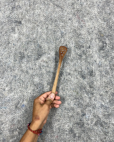 Hex Wooden Honey Dipper