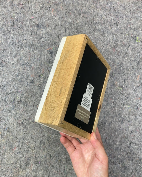 White and Wood Picture Frame