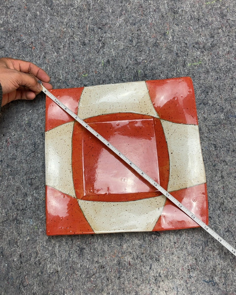 Madd Hatter-style Ceramic Plate
