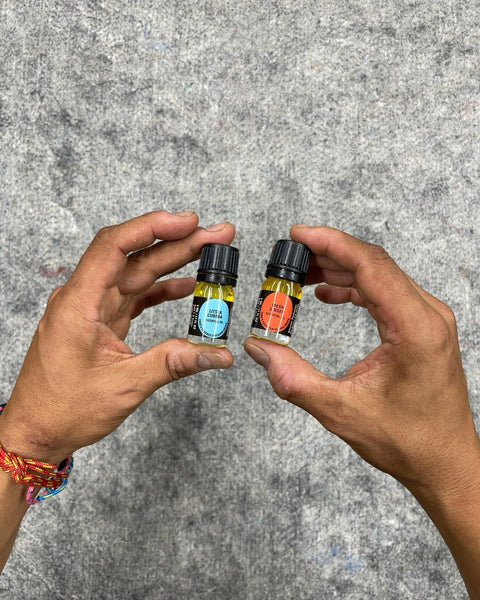 Litsea Cubeba + Ginger Essential Oil Bottles