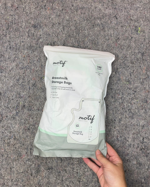 Motif Medical Breastmilk Storage Bags, 100 Count