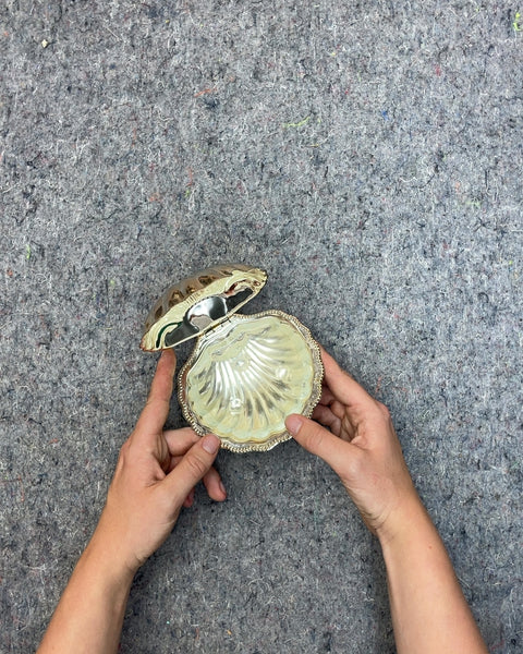 Silver Shell Trinket Box