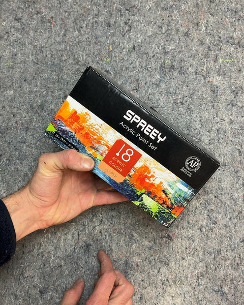 Spreey Acrylic Paint Set, 18 Colors