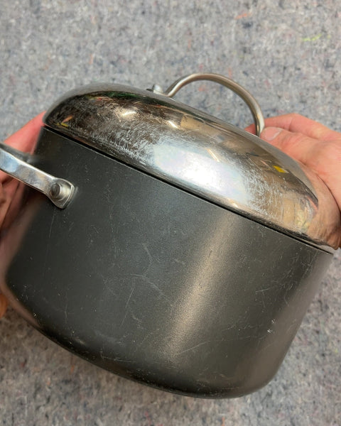 Circulon Hard-Anodized Nonstick Pot with Lid, 5.5 Qt