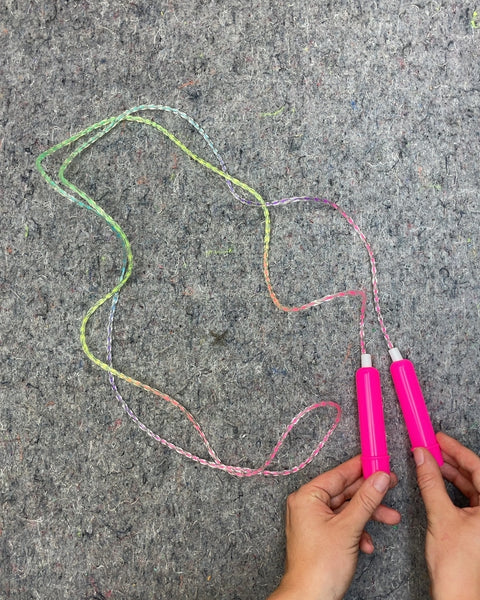 Pink Handle Jump Rope