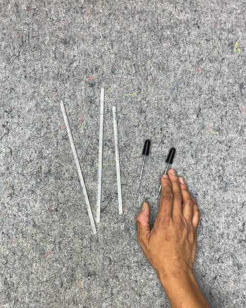 Experiment Glass Droppers and Stirring Rods