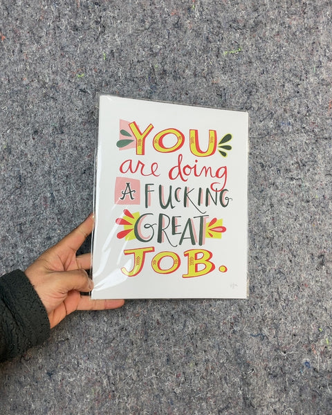 A Very Inspirational Print, 10x8"