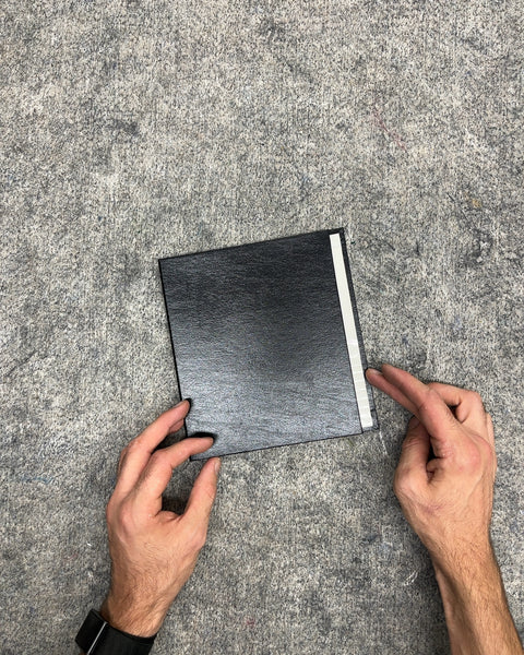 Black Faux Leather Stamp Stockbook Album