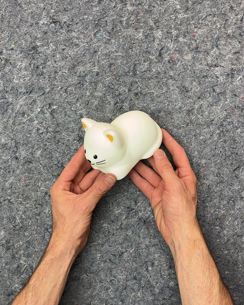 Cute White Cat Silicone Night Light