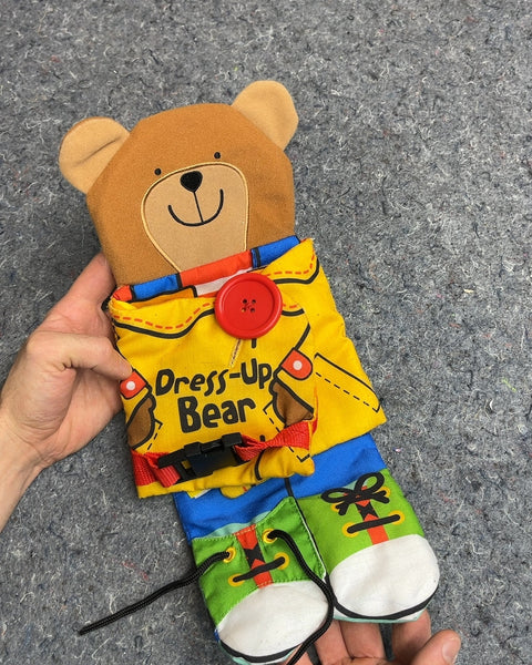 Melissa & Doug Dress-Up Bear Soft Activity Toy