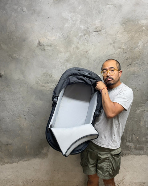 Uppababy Black Baby Bassinet