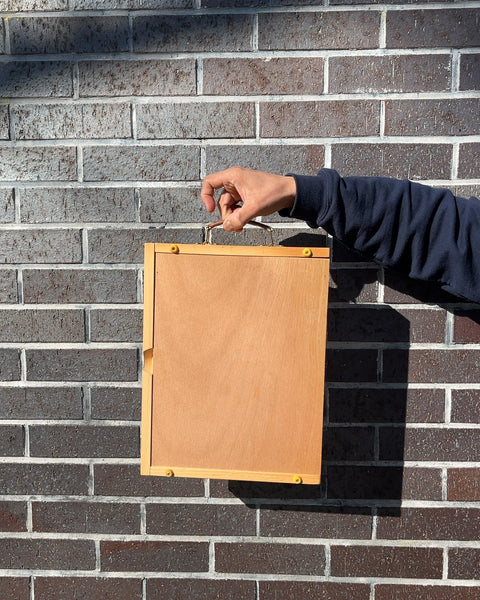 Portable Wooden Table-top Easel with Palette