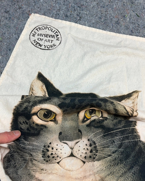 Metropolitan Museum of Art Cat Tea Towel
