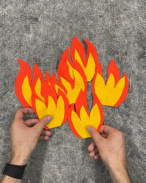 Felt Fire Cutouts