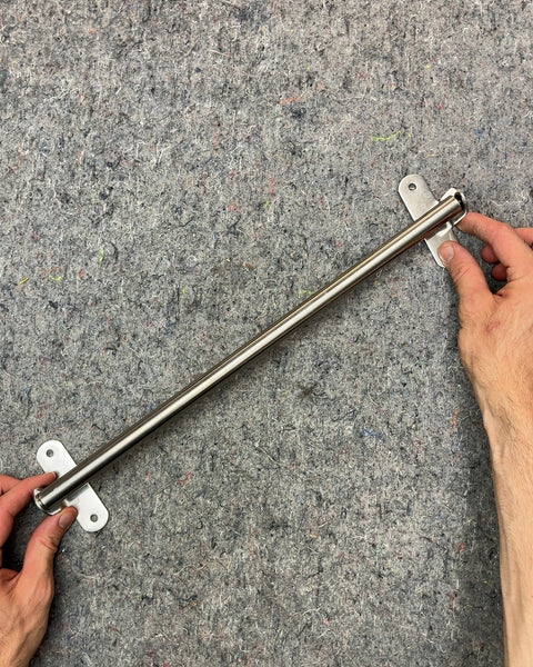 Silver Metal Towel Bar, 16"
