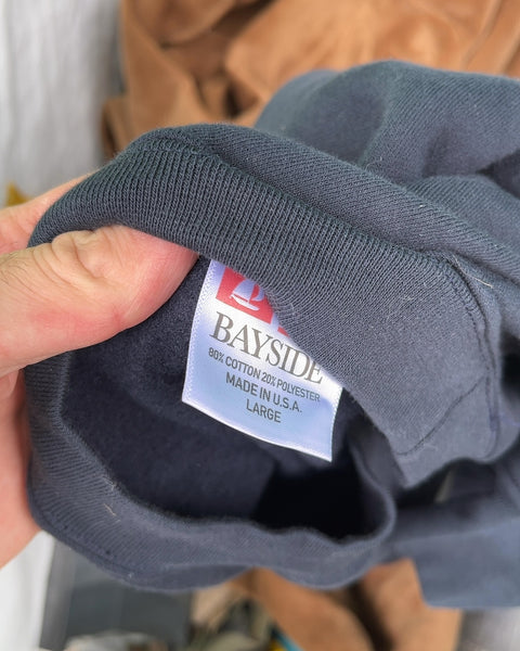 Bayside Black Jack For New York Crewneck Sweatshirt, Size L