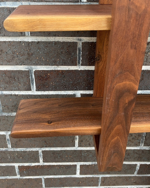 Sexy Wood Wall Shelf, 25x16"
