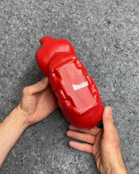 Red Plastic Piggy Bank