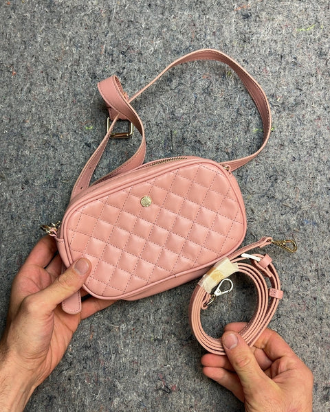 Lil' Quilted Pink Crossbody Bag