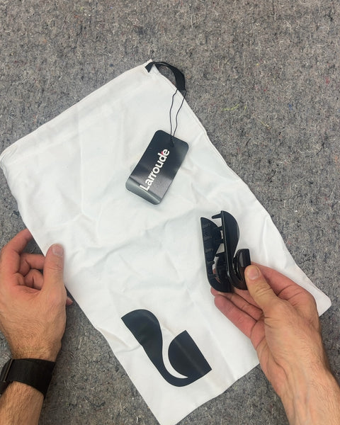 Larroude Shoes Dust Bag & Hair Clip
