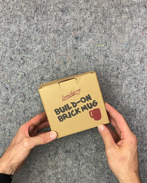 Fun Lumsbarry Build-On Brick Mug