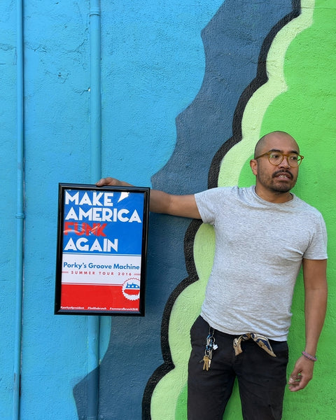 Make America Funk Again Framed Poster, 13x19"