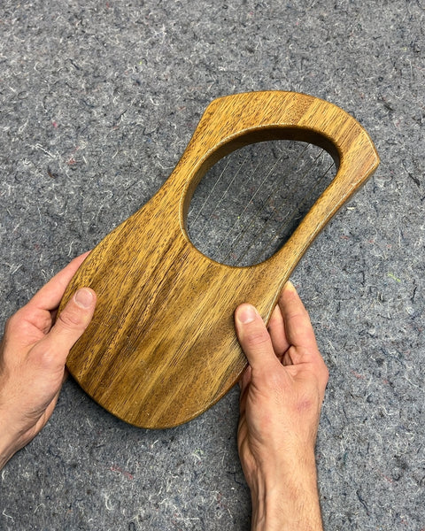 7-string Lyre Harp In a Natural Wood Finish