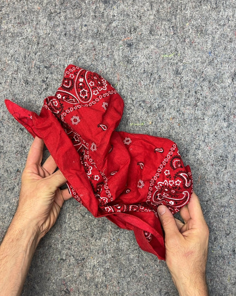 Red Paisley Bandana