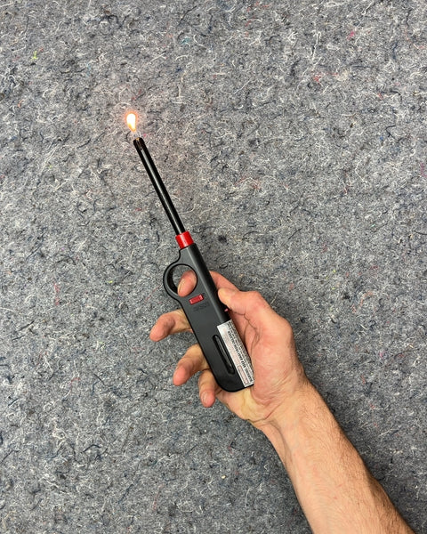 Another Black and Red Utility Lighter