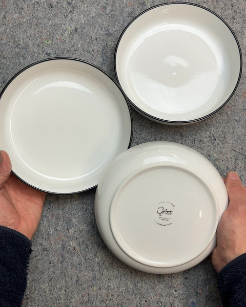 Cool Gibson Home Black Pasta Bowls