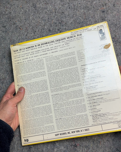 Man of La Mancha Original Cast Recording Vinyl