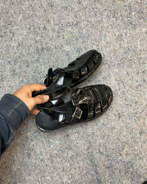 Gap Black Jelly Sandals, Sz 7 W US