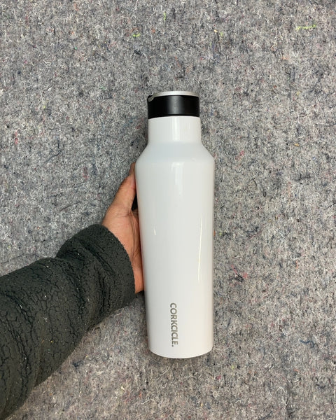 Corkcicle Water Bottle, White