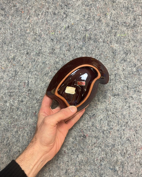 Pretty Ceramic Ashtray with Deer Figurine