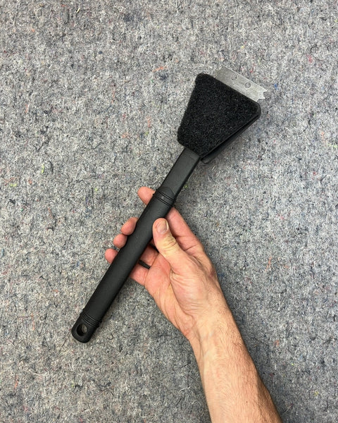 Serious Black Grill Scraper and Brush