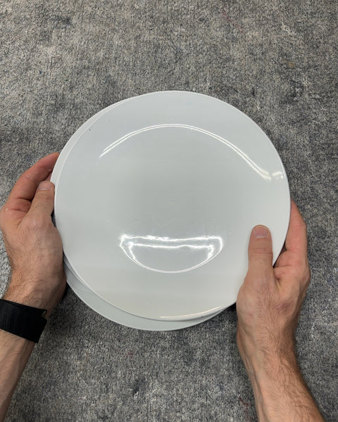 Gibson White Dinner Plates, Set of 4