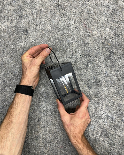 Solar Powered Hanging Outdoor Lantern Light
