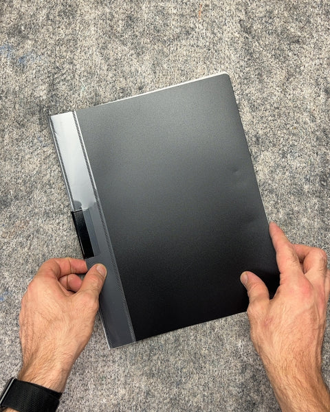 Black Plastic Document Holder