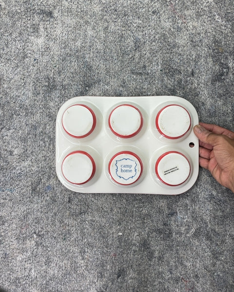 Camp Home Ceramic 6-Cup Muffin Pan