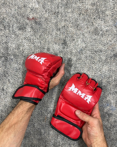 Red MMA Training Gloves, Size S/M