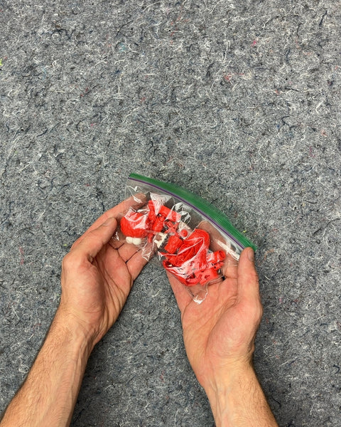 Dismantled Elmo In Ziploc Bag