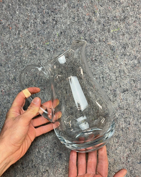 Sexy Clear Glass Pitcher