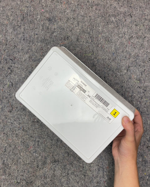 IKEA Kuggis White Storage Box with Lid