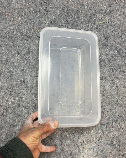 Clear Plastic Storage Container