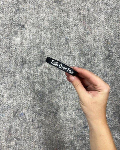 Another Motivational Black Silicone Bracelet
