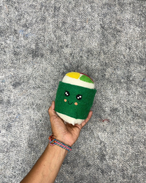 Needle Felted Sushi Roll Plush